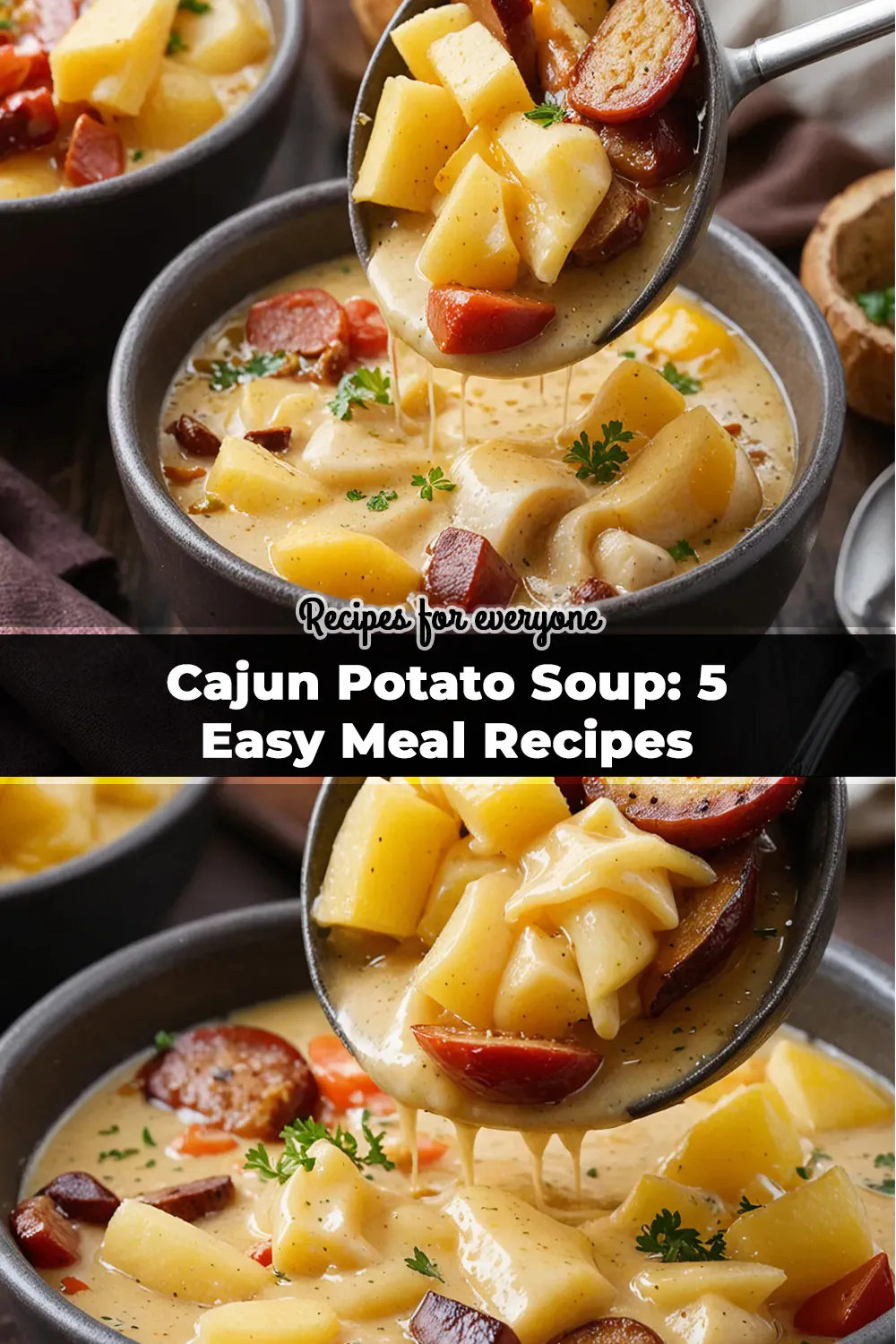 Cajun Potato Soup: 5 Easy Meal Recipes