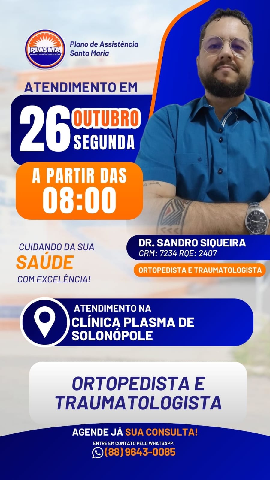 Dr Sandro Siqueira (Ortopedista-Traumatologista)