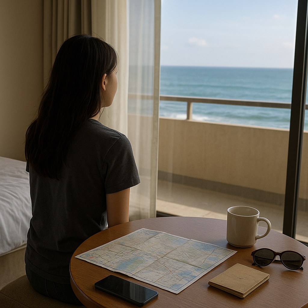 luxury hotel ocean view room