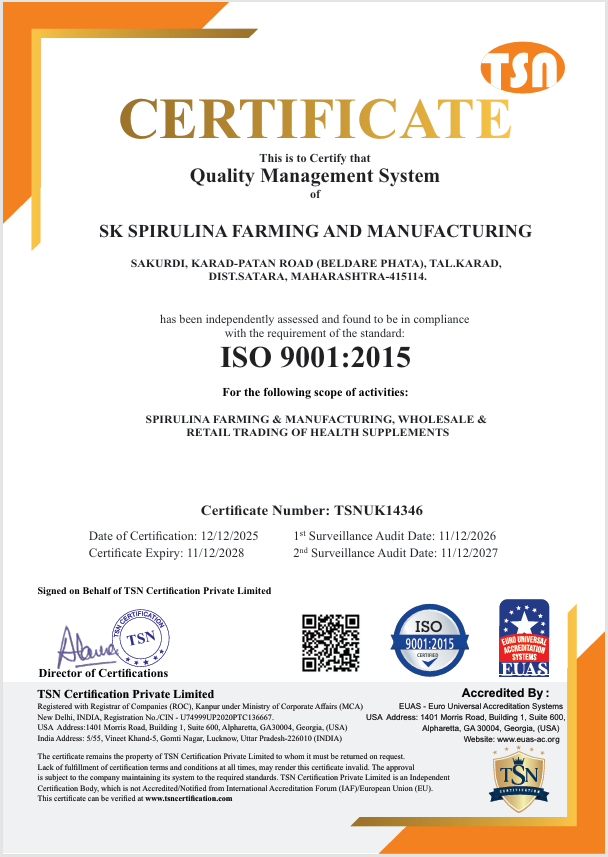 ISO Certificate