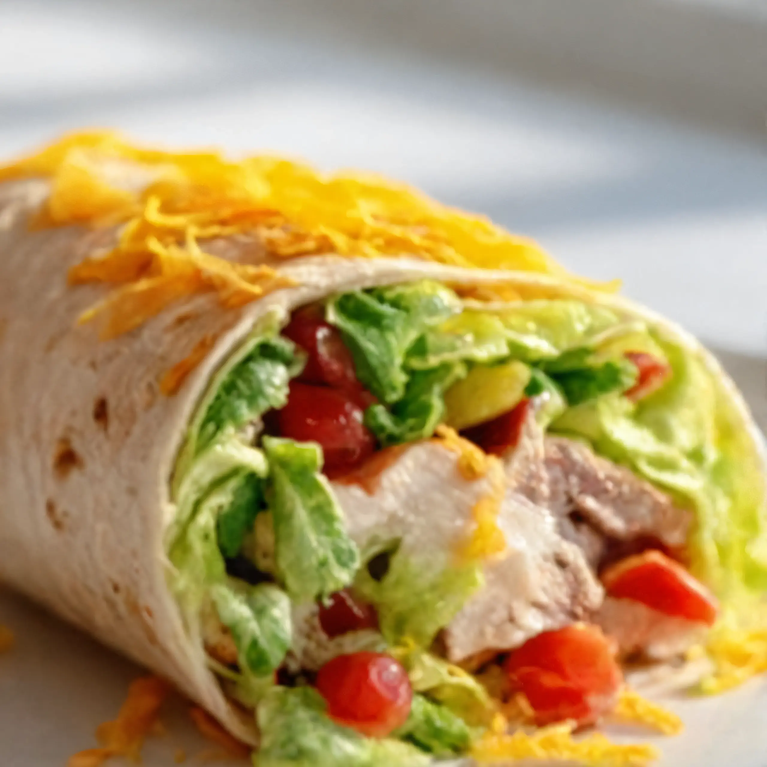 Healthy Chicken Avocado Wrap Recipe