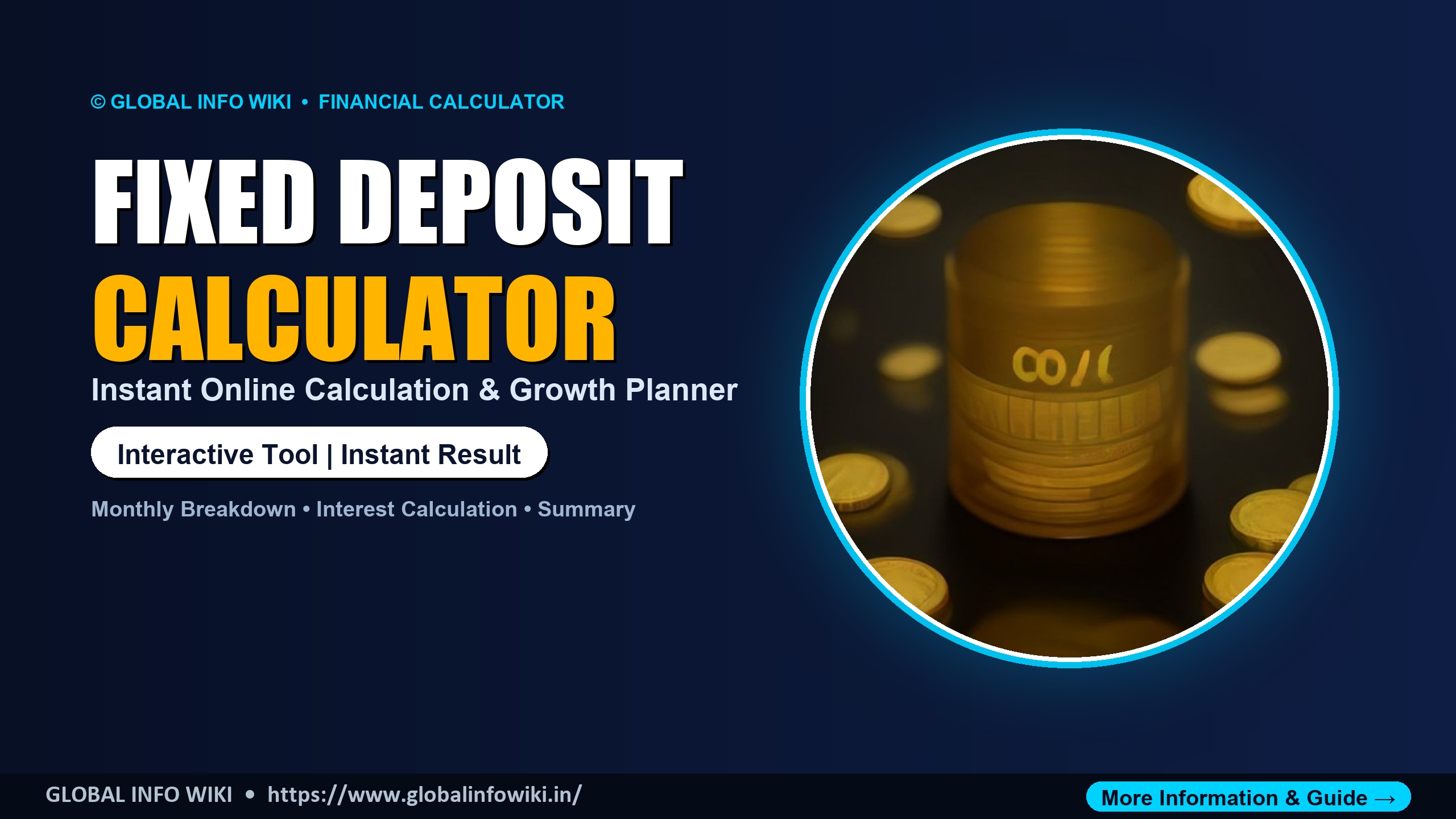 Fixed Deposit (FD) Calculator India — Estimate FD Maturity Value & Interest Earned Fixed Deposit (FD) Calculator India — Estimate FD Maturity Value & Interest Earned