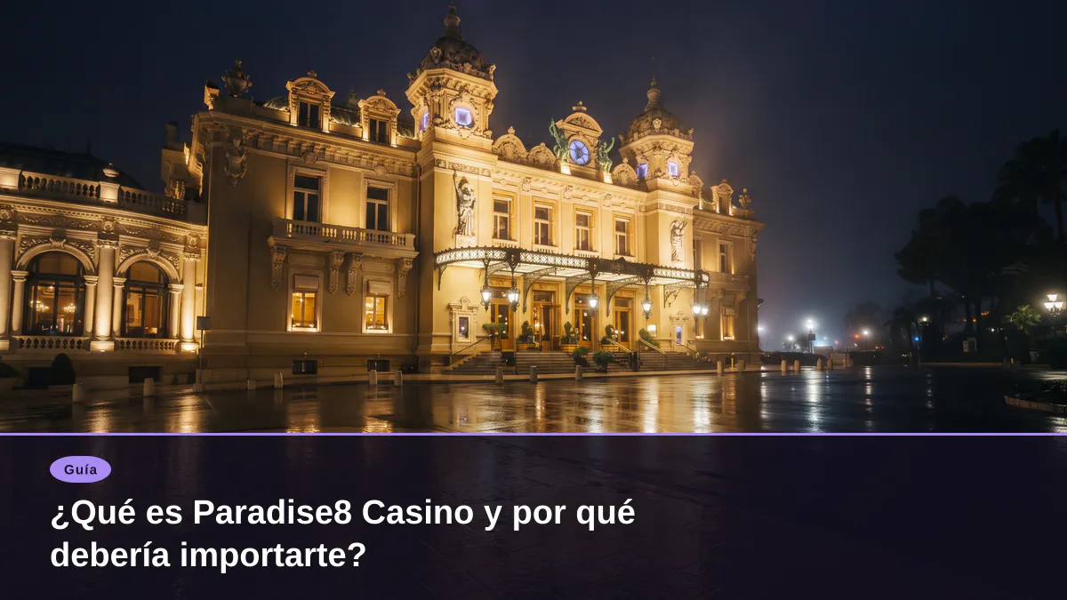 ¿Qué es Paradise8 Casino y por qué debería importarte?