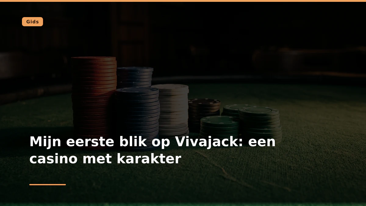 Mijn eerste blik op Vivajack: een casino met karakter