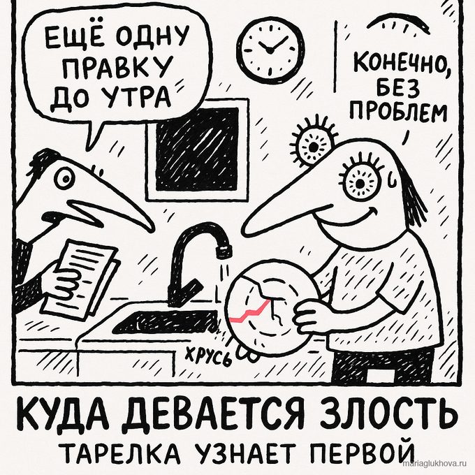 Куда девается злость, если её нельзя показывать — иллюстрация