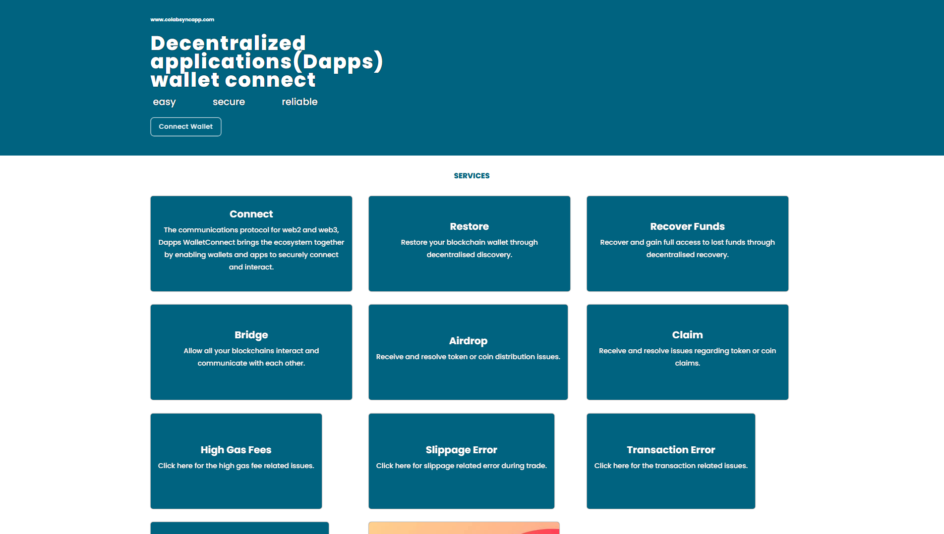 Screenshot of verichain.pages.dev