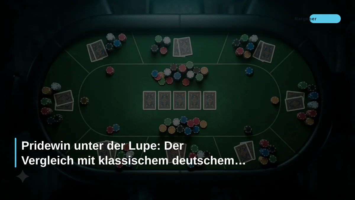 Pridewin unter der Lupe: Der Vergleich mit klassischem deutschem Glücksspiel