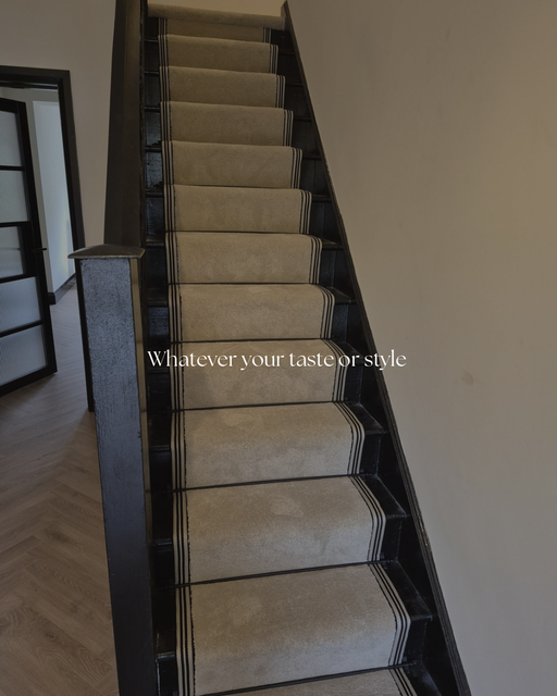 Stair runner installation