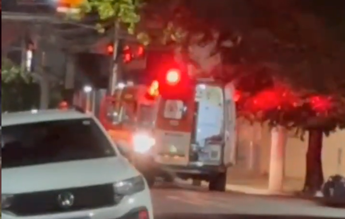 Acidente de moto na região central de Ourinhos