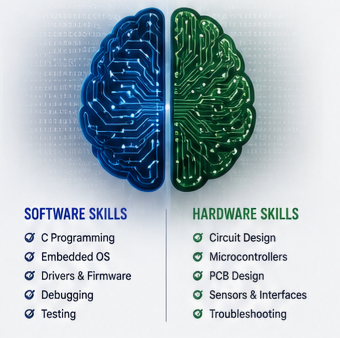 salary comparison web development vs embedded systems