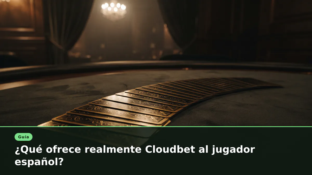 ¿Qué ofrece realmente Cloudbet al jugador español?