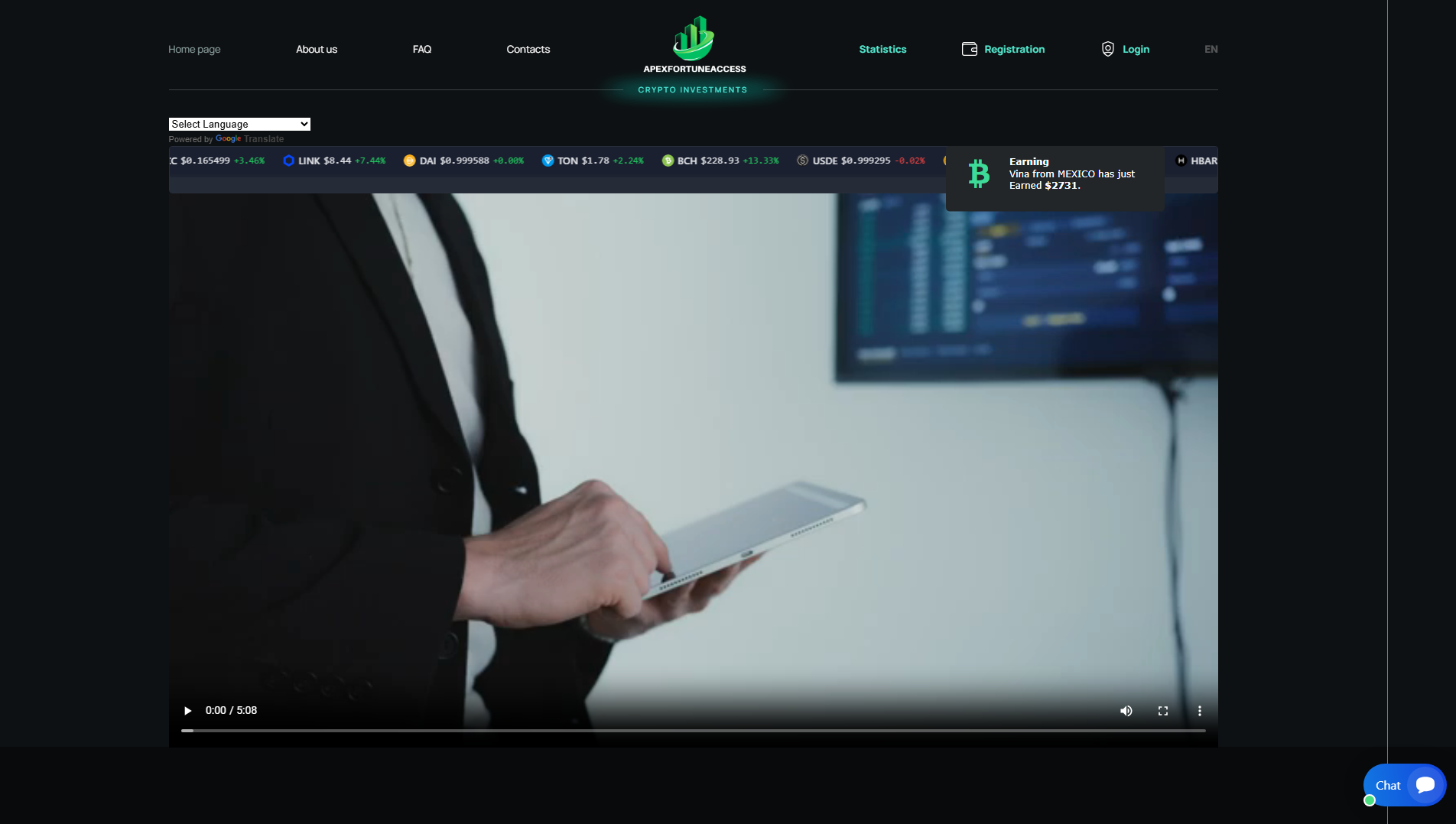 Stored capture of apexfortune-access.live
