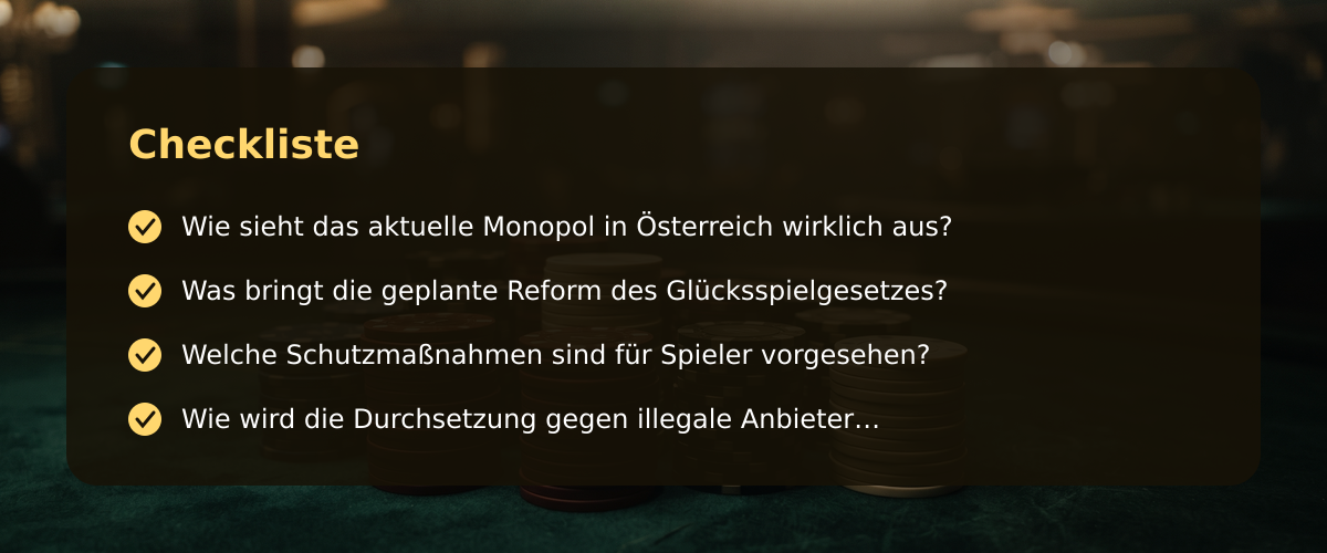 Österreichs Glücksspielmarkt im Wandel: Was die Reform für deutsche Nachbarn bedeutet — Checkliste