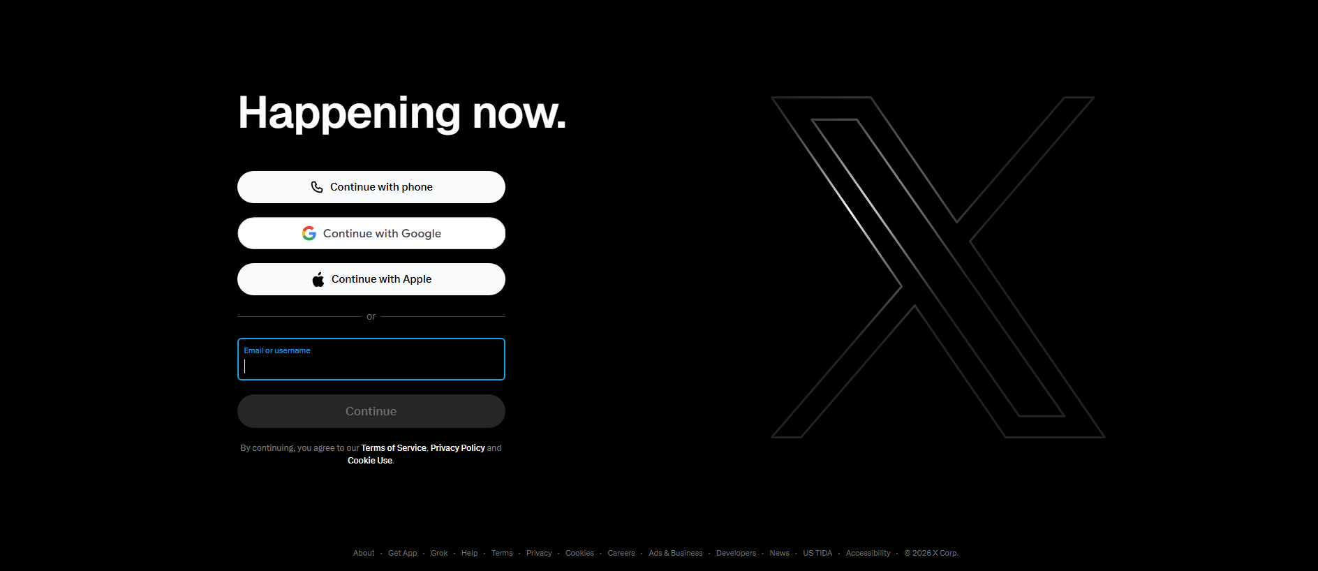 Forensic screenshot of [REDACTED] showing the phishing page layout