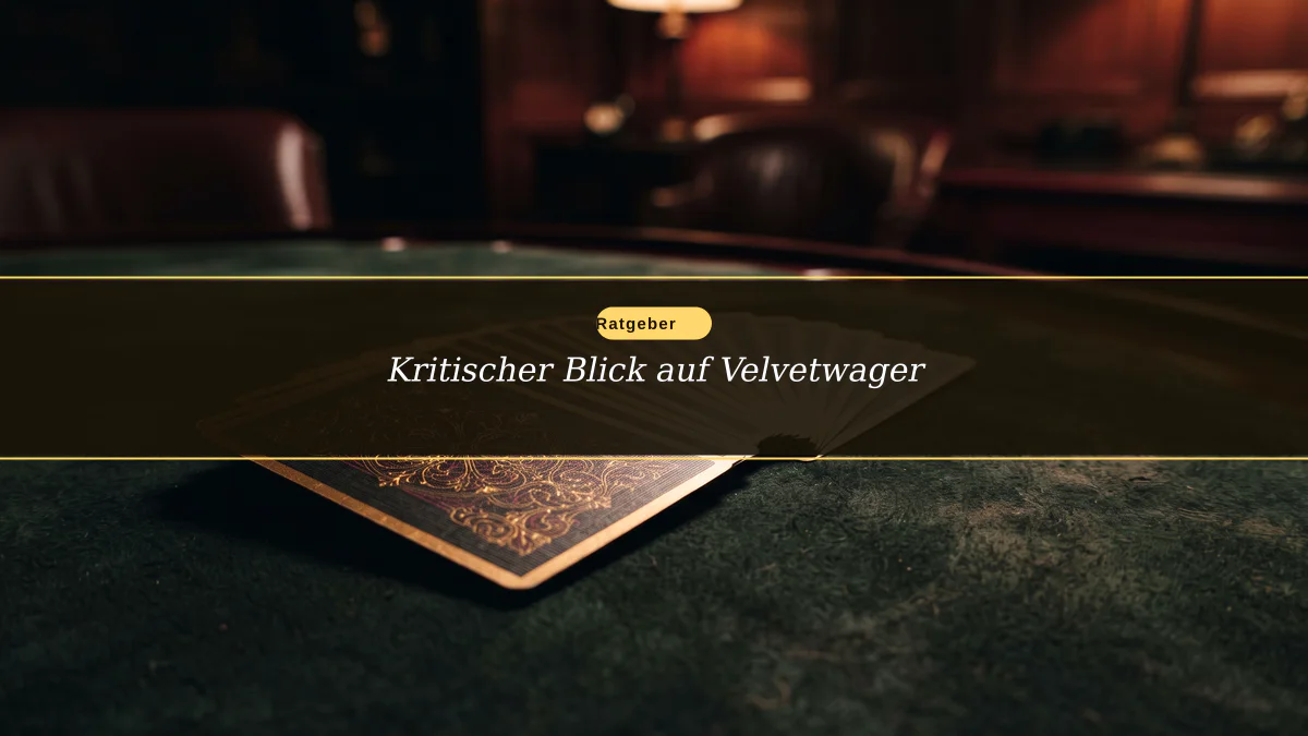 Kritischer Blick auf Velvetwager