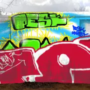 Graffiti artwork by TOY