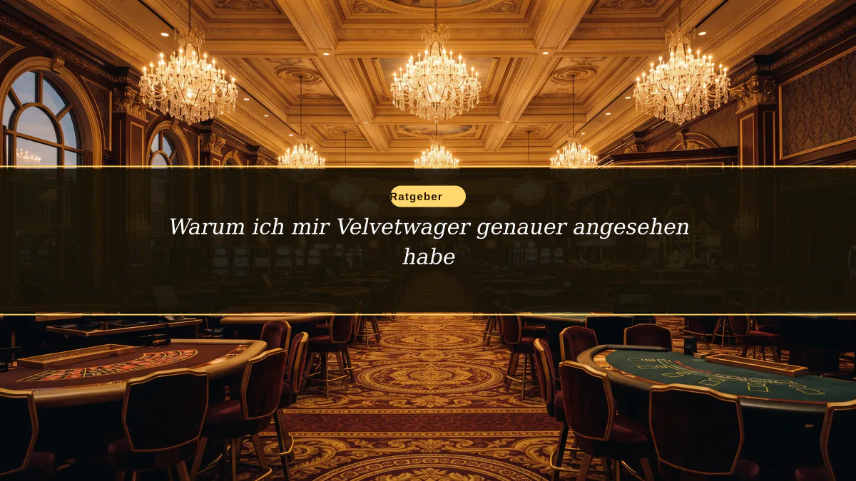 Warum ich mir Velvetwager genauer angesehen habe