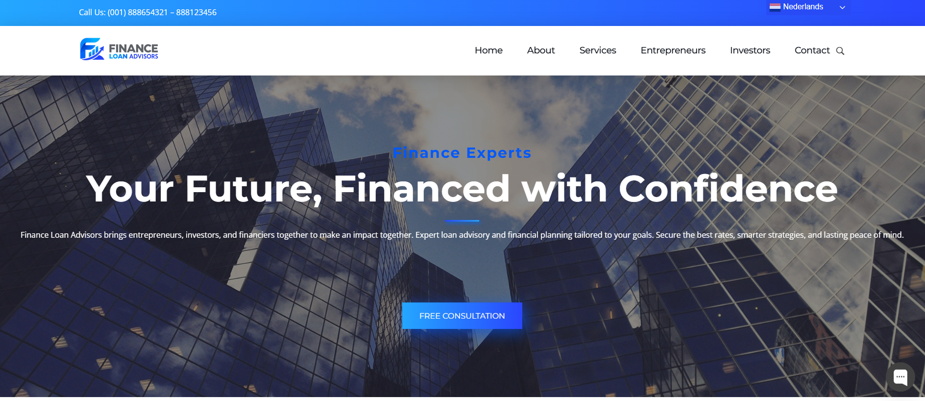 Stored capture of finance-loanadvisors.ch