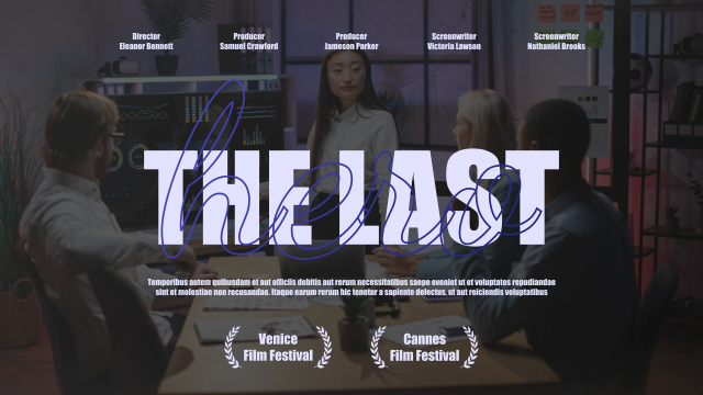 Blockbuster Cinematic Typography