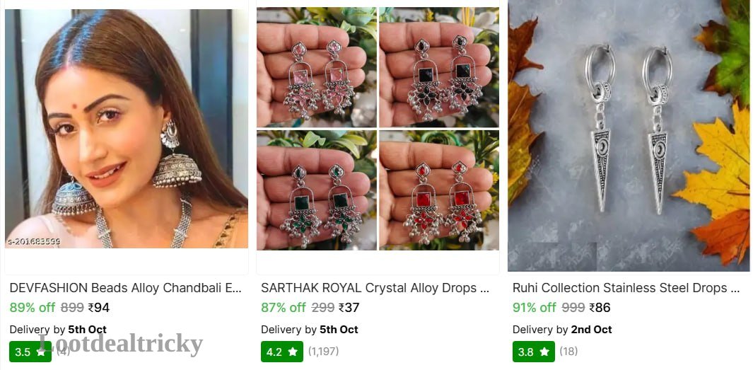 Shopsy   earring Under – Just ₹99 | Huge Savings Offer