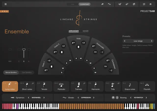 Project SAMLineage Strings 2 Arranger 5000x