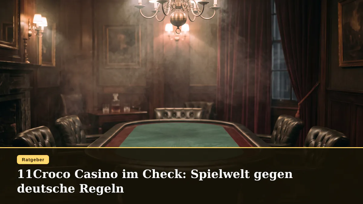 11Croco Casino im Check: Spielwelt gegen deutsche Regeln