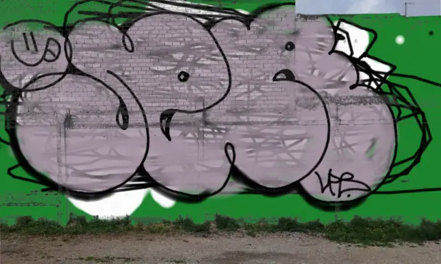 Graffiti artwork by JERR