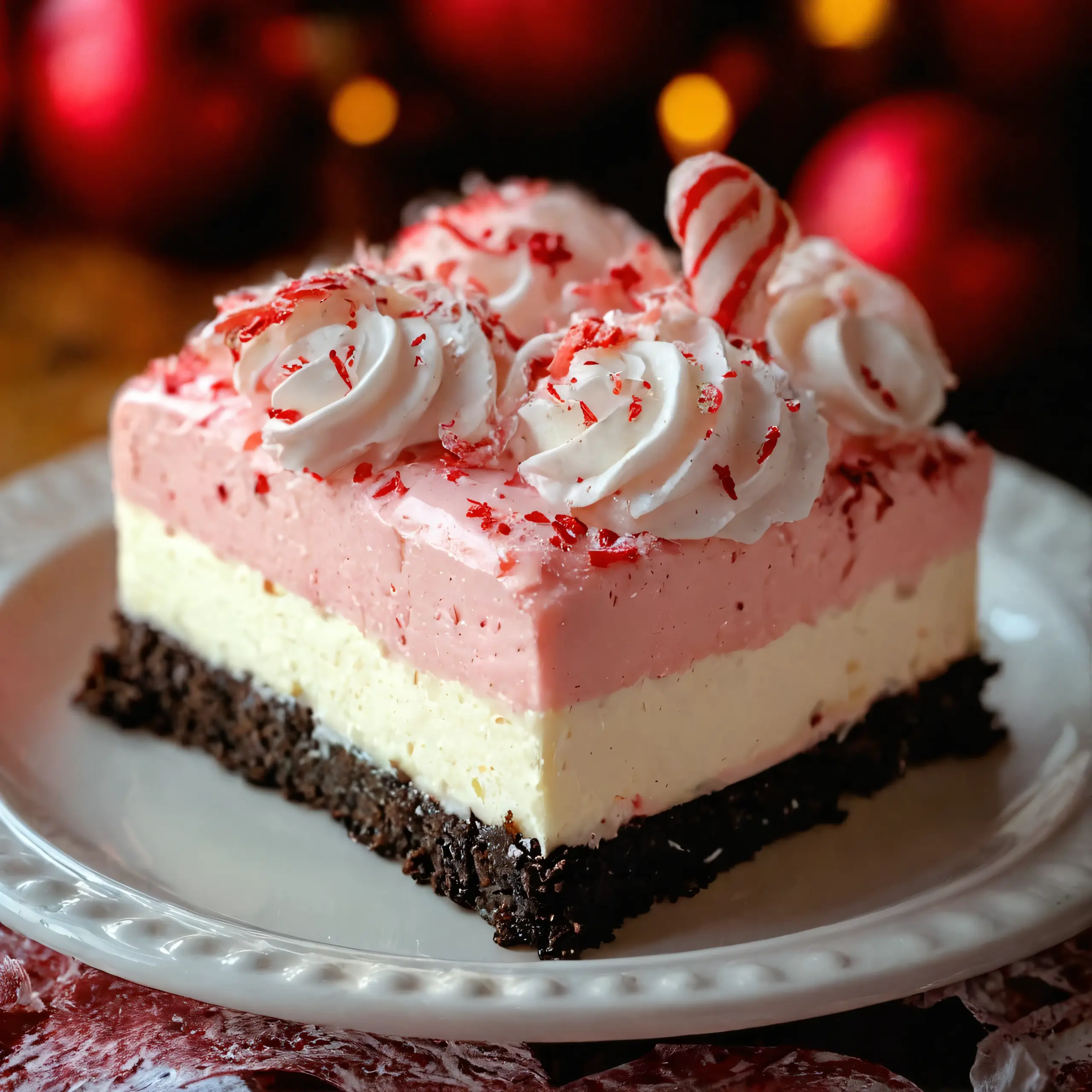 Delicious No-Bake Peppermint Cheesecake