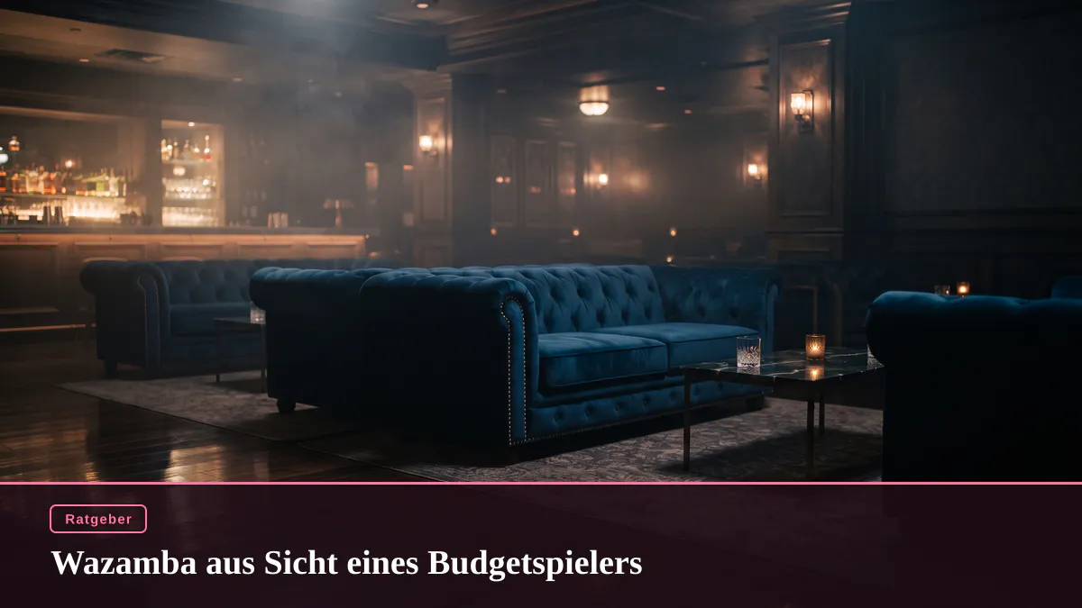 Wazamba aus Sicht eines Budgetspielers