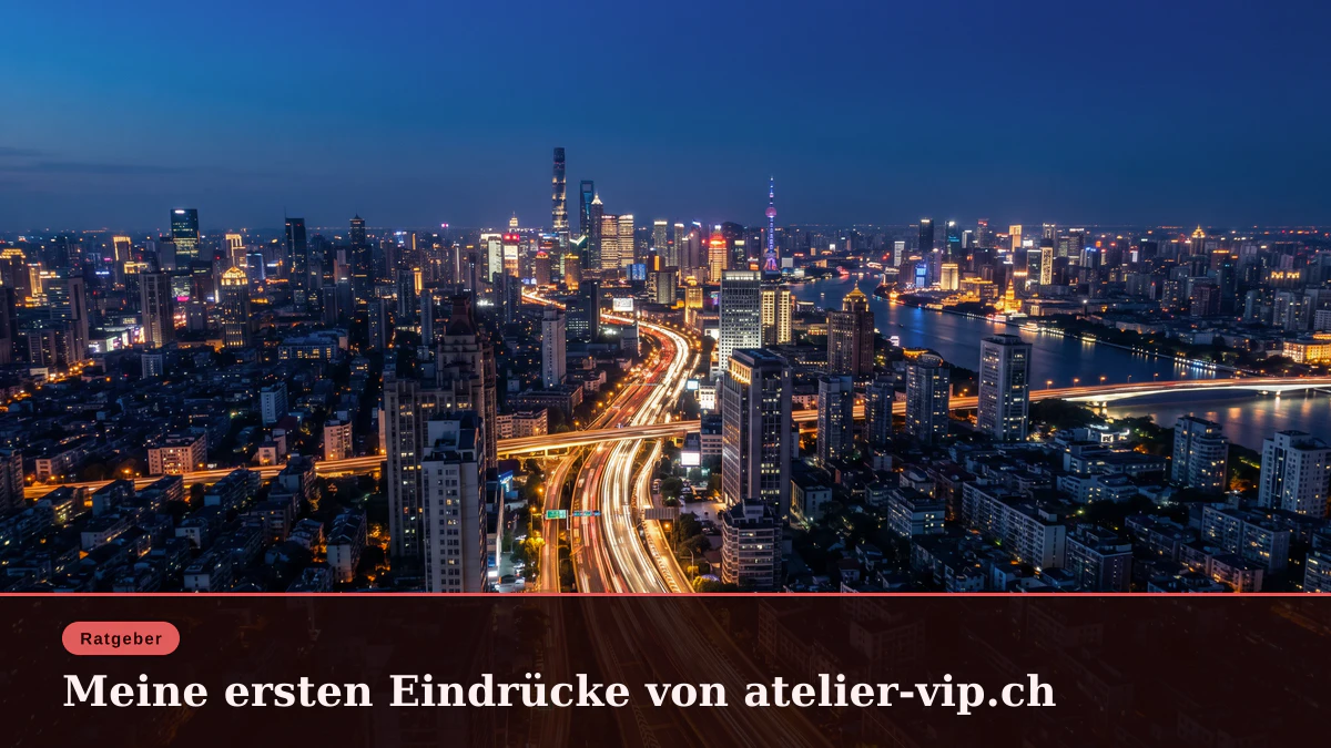 Meine ersten Eindrücke von atelier-vip.ch