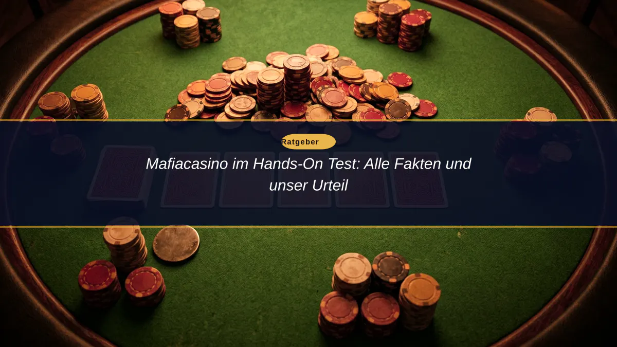 Mafiacasino im Hands-On Test: Alle Fakten und unser Urteil