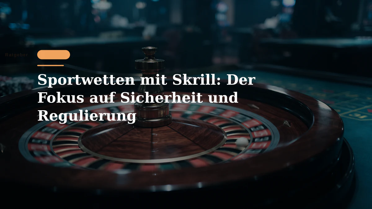 Sportwetten mit Skrill: Der Fokus auf Sicherheit und Regulierung