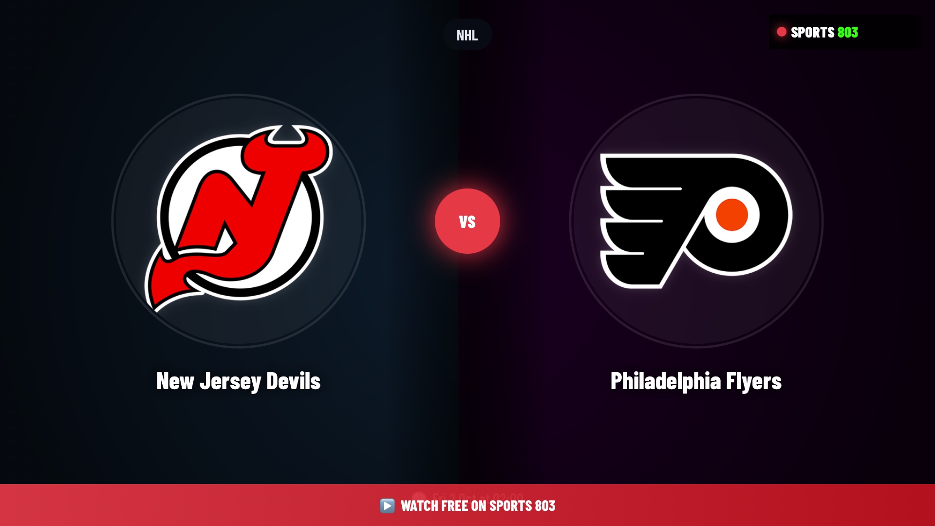 New Jersey Devils vs Philadelphia Flyers – NHL Live Stream | Sports 803