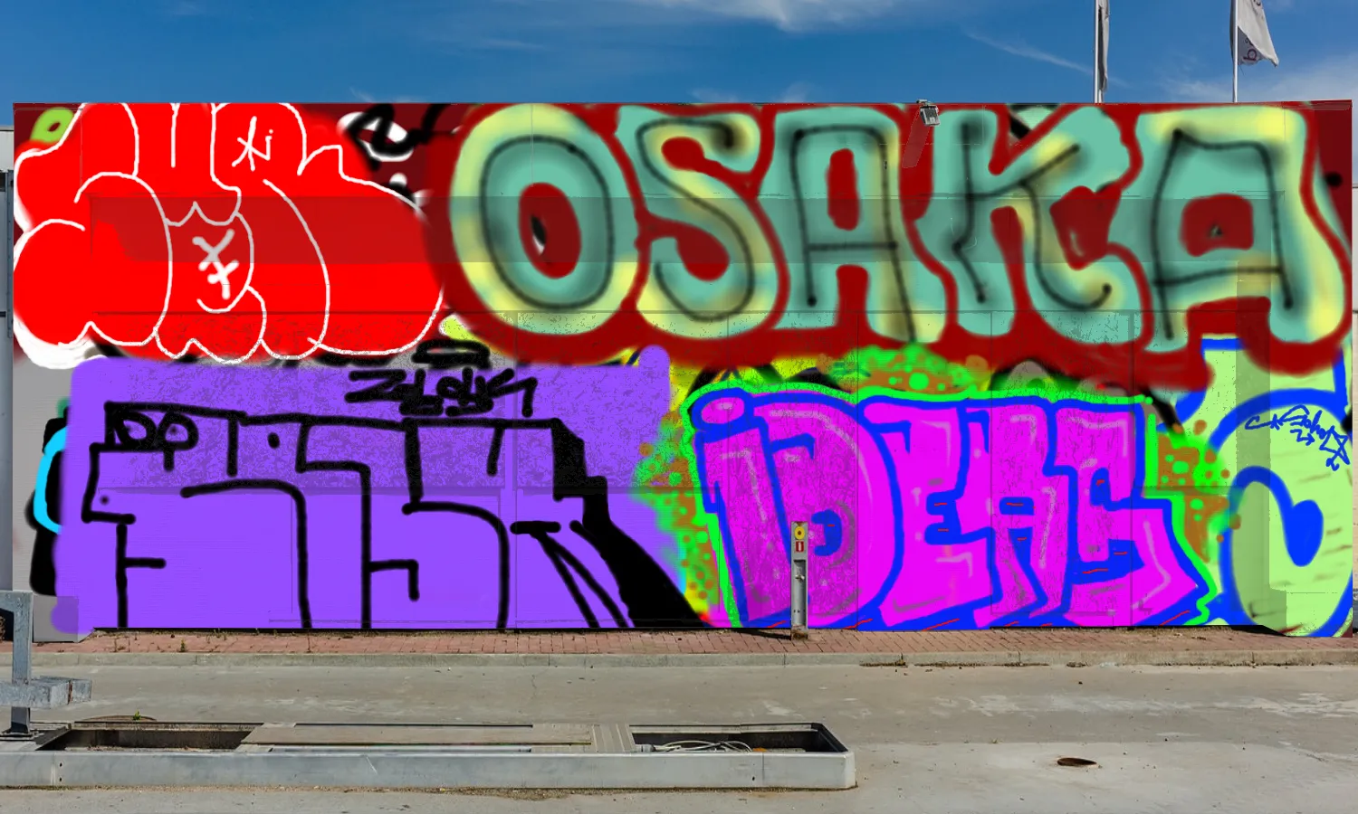 Graffiti artwork by IDEASxARGUE