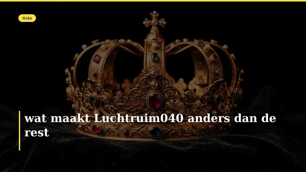 wat maakt Luchtruim040 anders dan de rest