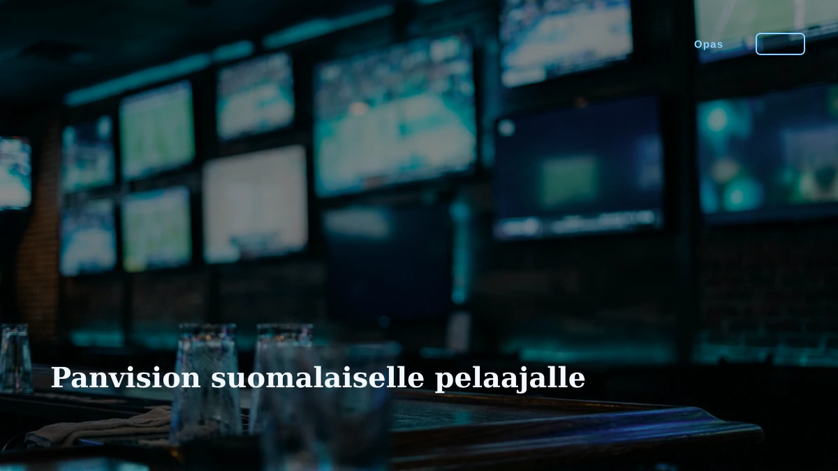 Panvision suomalaiselle pelaajalle