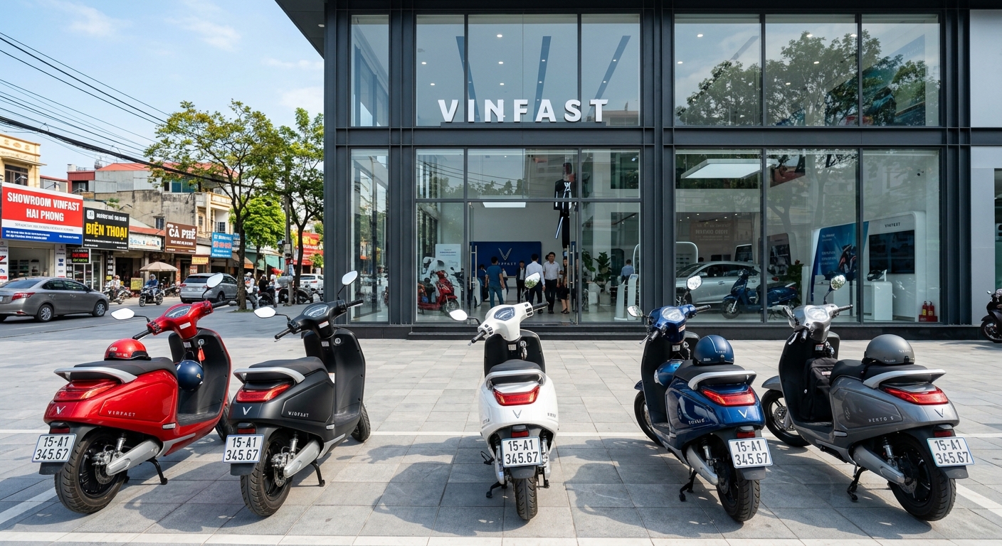 xe điện vinfast hải phòng - hình minh họa