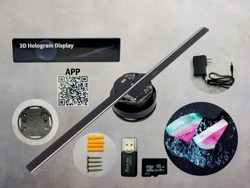 PROYECTOR 3D HOLOGRAM 42CM QC042