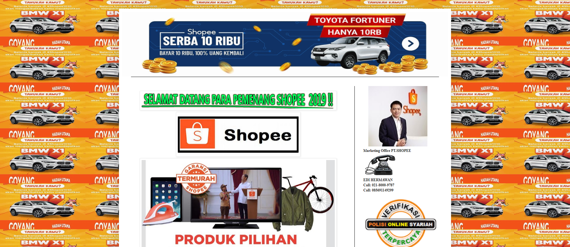 Stored capture of shopee857.blogspot.com
