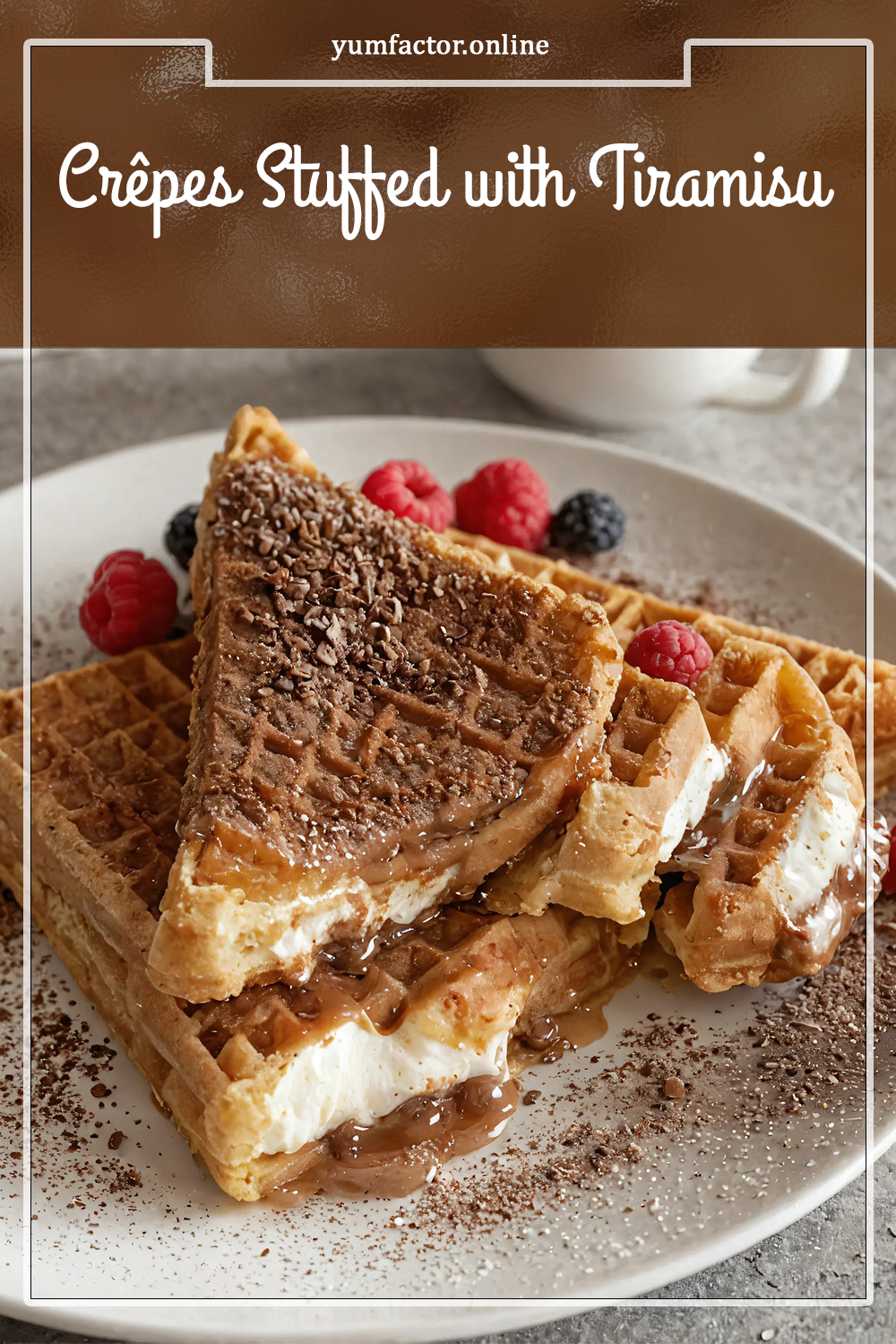 Crêpes Stuffed with Tiramisu