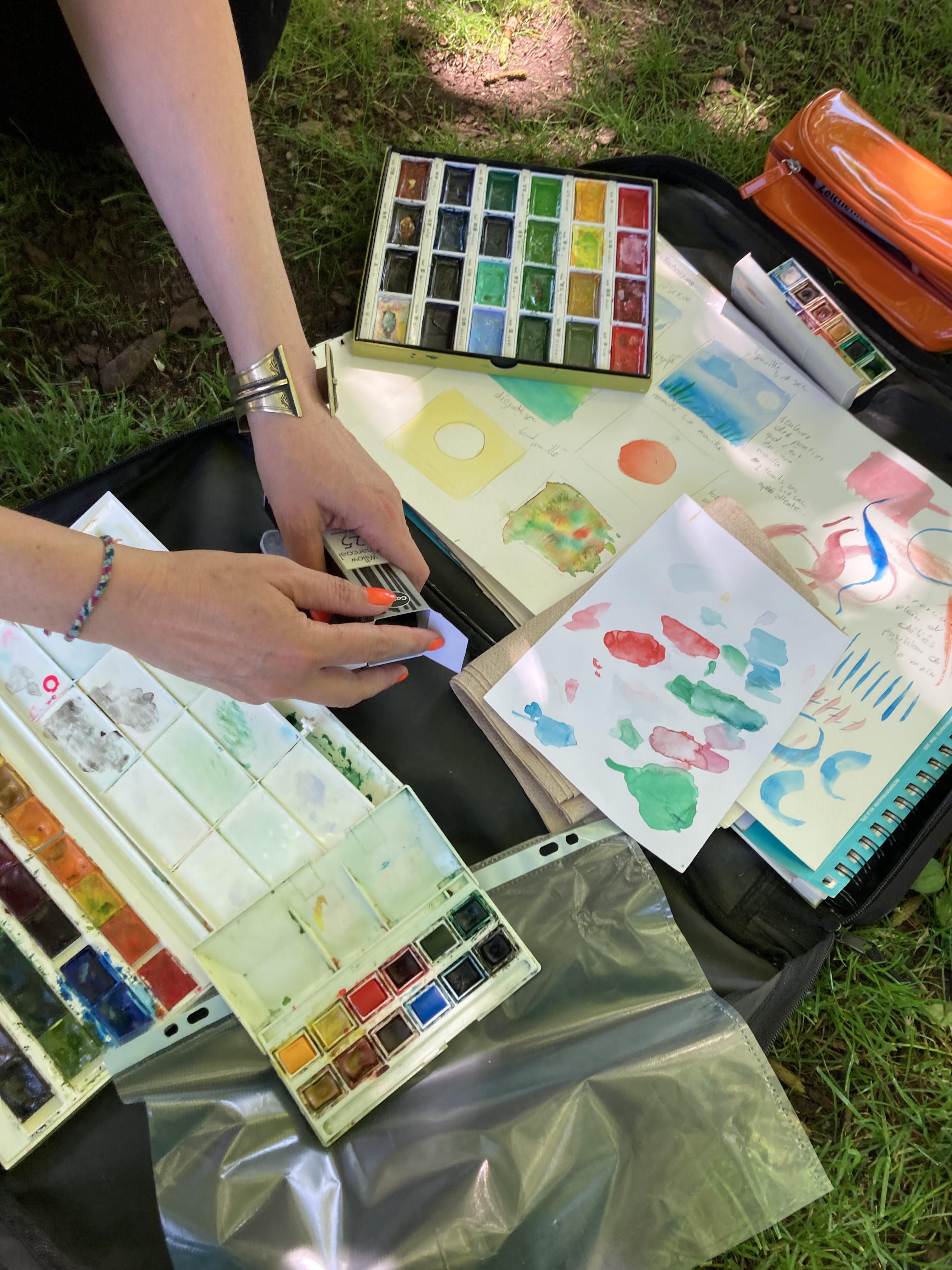 Atelier aquarelle en plein air