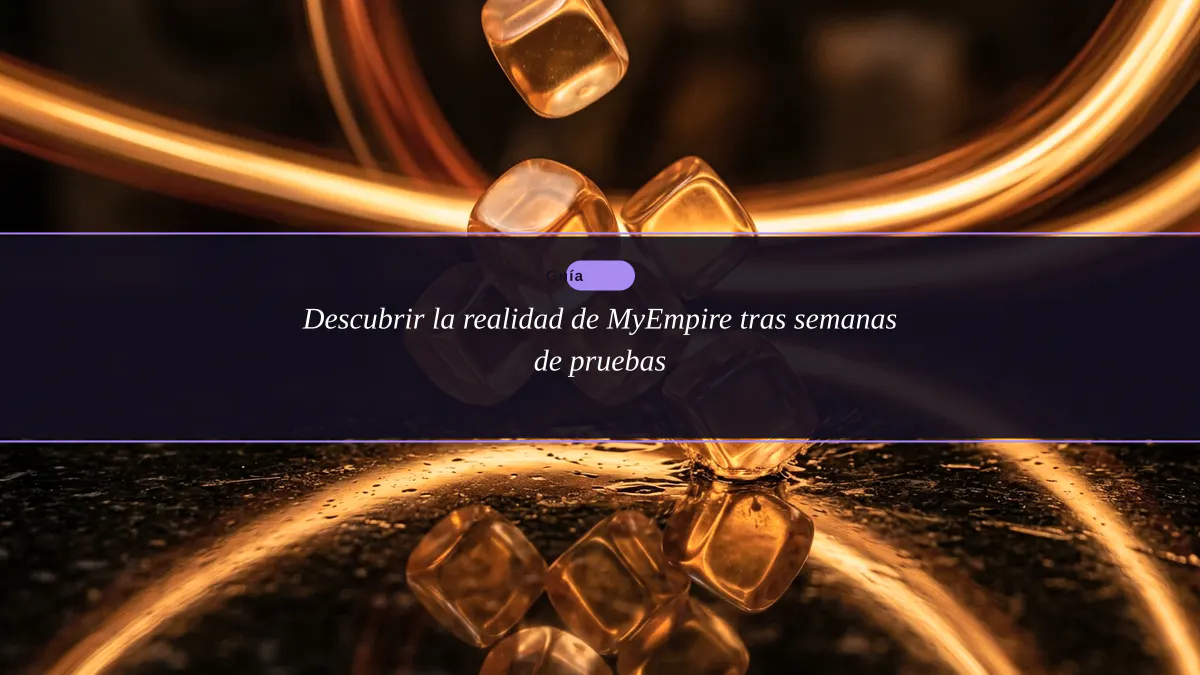 Descubrir la realidad de MyEmpire tras semanas de pruebas