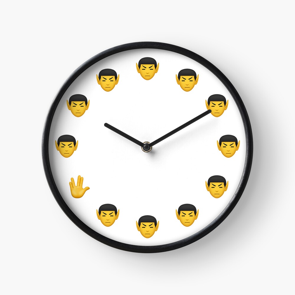 Vulcan Emojis Light Theme — Clock