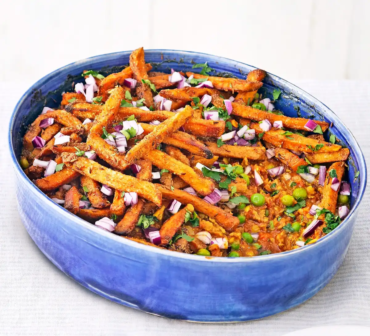 Sweet Potato Keema Cottage Pie