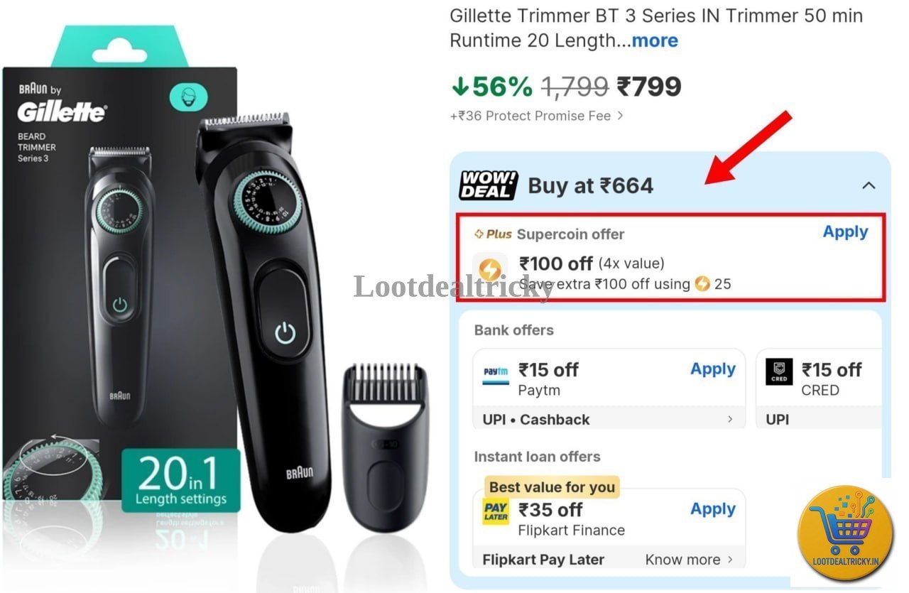 Lowest Gillette Trimmer – Just ₹699 | Limited Time Loot Offer