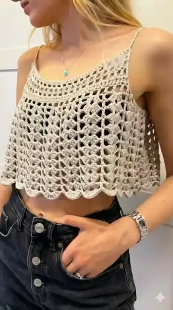 Croped crochê