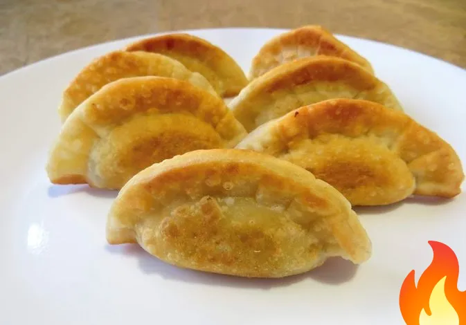 Постер Жареные корейские пельмени