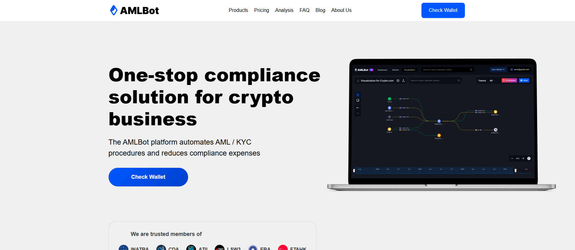 Forensic screenshot of amlreportsystem.com showing the phishing page layout
