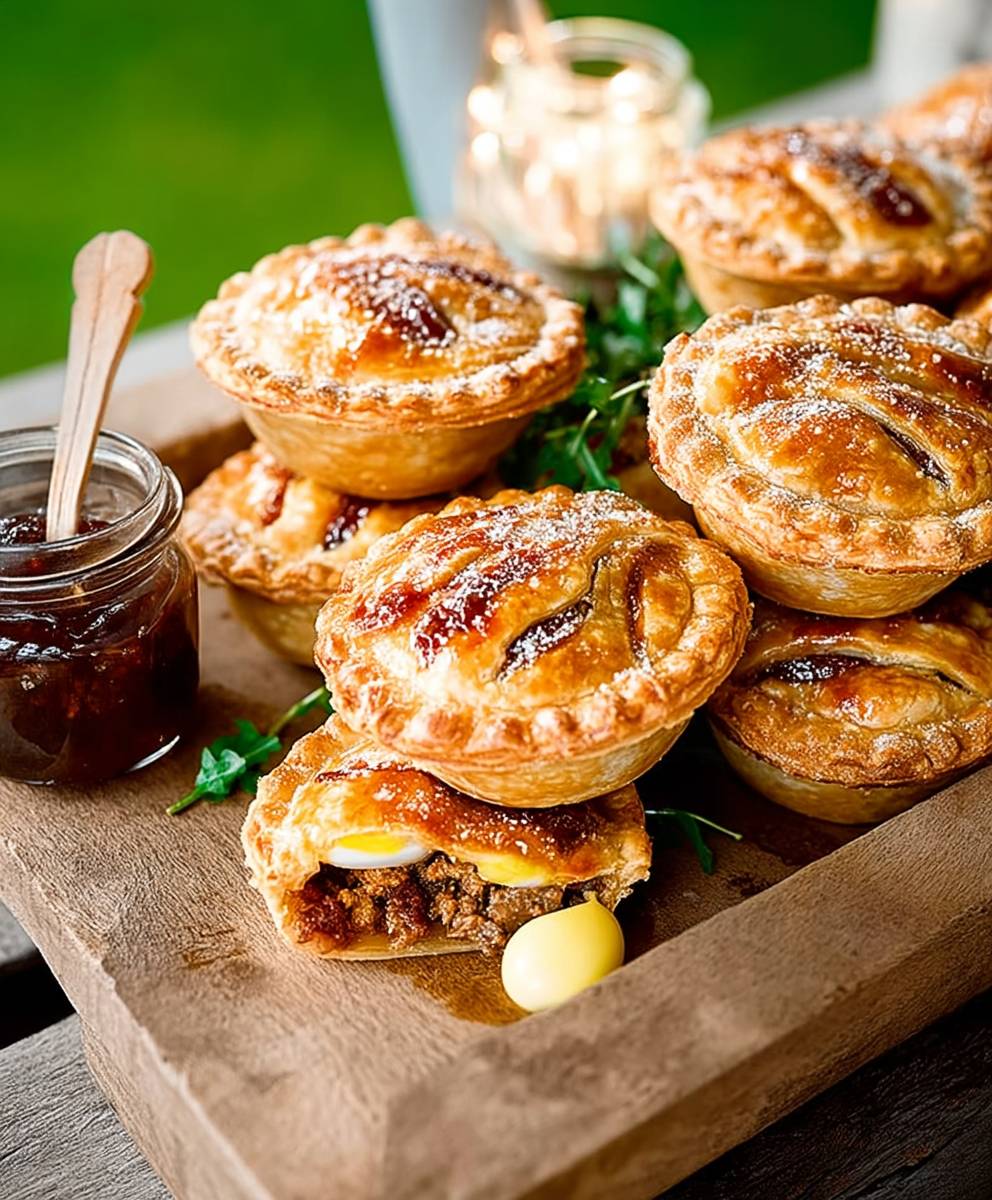 Pork chorizo picnic pies
