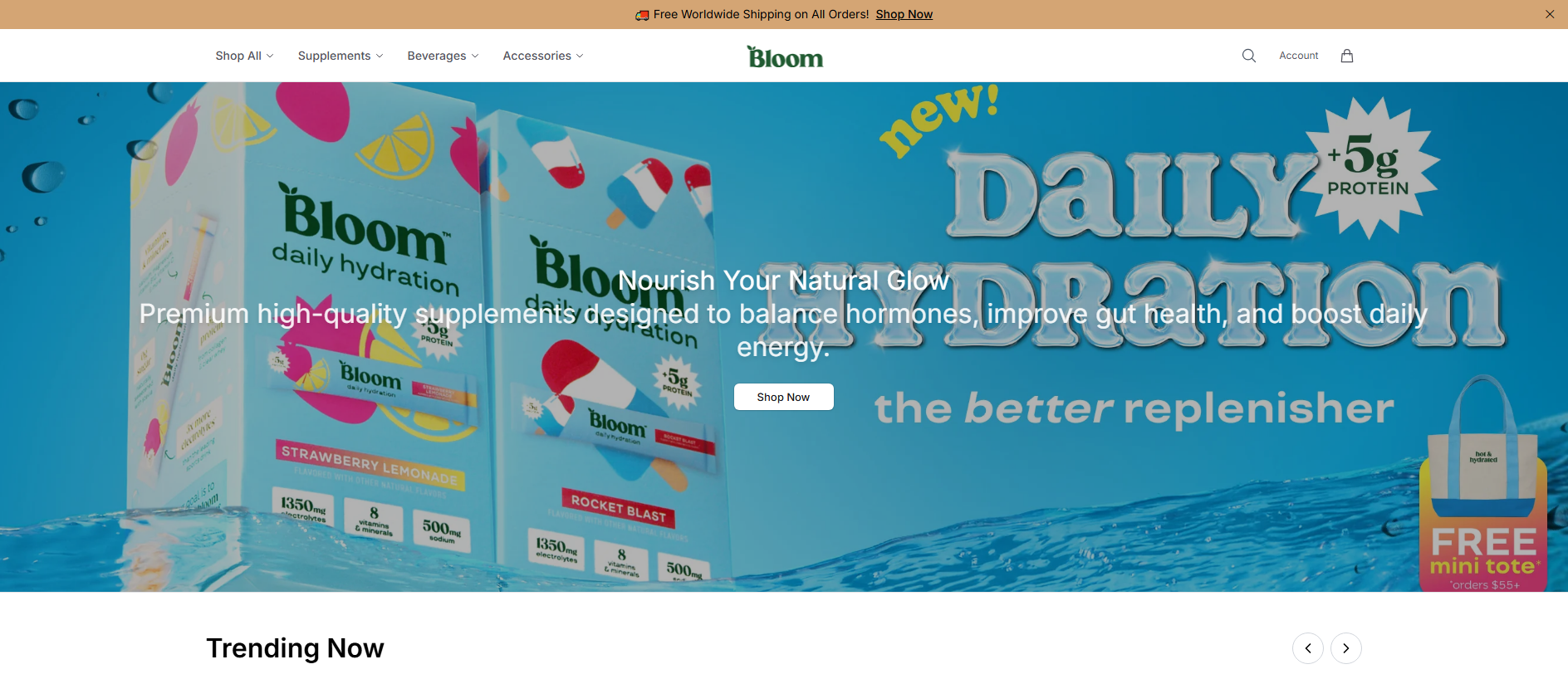 Stored capture of blmwell.shop